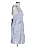 Shein 100% Polyester Paisley Blue Casual Dress Size 6 - photo 4