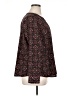 Croft & Barrow 100% Polyester Print Brown Long Sleeve Blouse Size 1X - photo 4