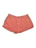 Primark Orange Denim Shorts Size 14 - photo 1