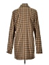 SundayUp 100% Polyester Plaid Tan Coat Size S - photo 2
