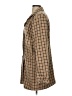 SundayUp 100% Polyester Plaid Tan Coat Size S - photo 5