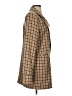 SundayUp 100% Polyester Plaid Tan Coat Size S - photo 4