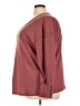 Shein Curve 100% Polyester Burgundy 3/4 Sleeve Top Size 20 Plus (4) - photo 5