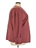 Shein Curve 100% Polyester Burgundy 3/4 Sleeve Top Size 20 Plus (4) - photo 4