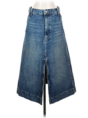 Khaite Denim Skirt (view 1)