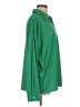 pretty garbage Houndstooth Green Long Sleeve Blouse Size L - photo 4
