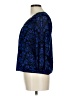 Covington 100% Polyester Blue 3/4 Sleeve Blouse Size L - photo 5