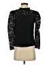 VICI 100% Polyester Black Long Sleeve Blouse Size S - photo 1