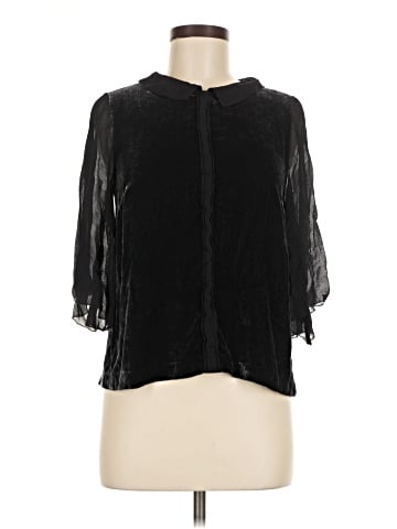 Wrap 3/4 Sleeve Blouse (view 1)