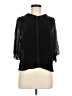 Wrap Black 3/4 Sleeve Blouse Size 8 - photo 1