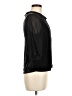 Wrap Black 3/4 Sleeve Blouse Size 8 - photo 4