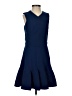Carven Solid Blue Cocktail Dress Size EU (FR) 36 / US 4 - photo 1