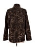 Jason Maxwell 100% Polyester Animal Print Brown Faux Fur Jacket Size L - photo 2