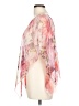 Draper's & Damon's 100% Polyester Pink Poncho Size L (petite) - photo 5