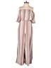 L Space 100% Viscose Stripes Pink Jumpsuit Size S - photo 1