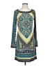 Hale Bob Print Teal Casual Dress Size S - photo 1