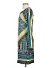 Hale Bob Print Teal Casual Dress Size S - photo 5