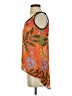 Dots 100% Polyester Orange Sleeveless Blouse Size S - photo 5
