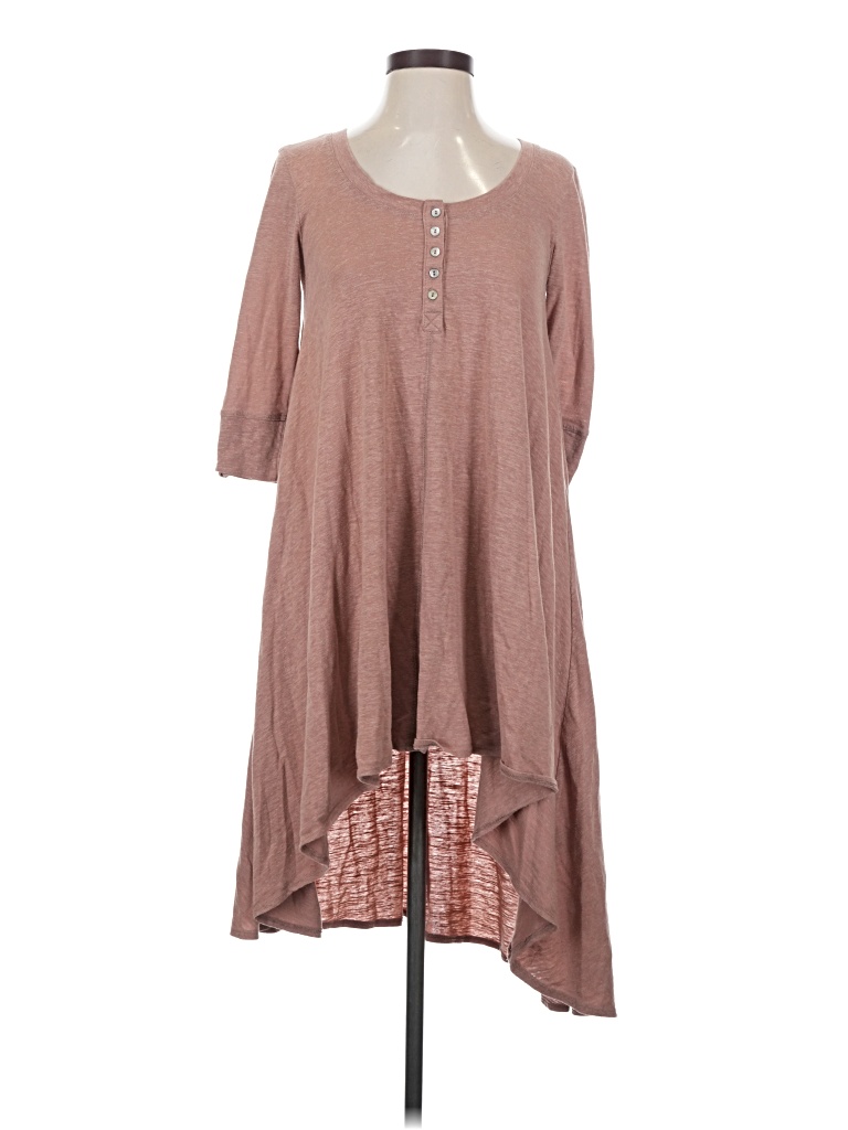 Pre-owned Fp Beach Casual Dress In Brown