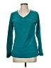 Gilligan & O'malley 100% Polyester Teal Long Sleeve Top Size M - photo 1