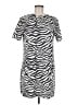 Zara Animal Print Silver Casual Dress Size M - photo 1