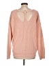 Love By Design 100% Acrylic Solid Pink Pullover Sweater Size L - photo 2