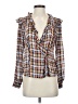 Maeve by Anthropologie 100% Viscose Brown Long Sleeve Blouse Size 4 - photo 1