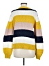 Velvet Heart 100% Acrylic Color Block Yellow Pullover Sweater Size M - photo 2