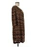 AGB Chevron-herringbone Brown Casual Dress Size M - photo 4