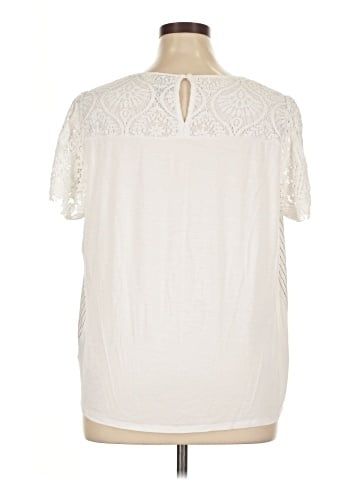 Worthington Short Sleeve Blouse (view 2)