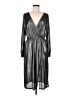 Free Press Metallic Silver Cocktail Dress Size M - photo 1