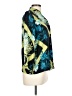 Clio 100% Rayon Tropical Green 3/4 Sleeve Blouse Size L - photo 4