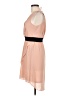 Unbranded 100% Polyester Solid Pink Cocktail Dress Size M - photo 5