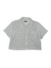 J.Crew 100% Cotton Tweed Gray Short Sleeve Button-Down Shirt Size 10 - photo 1