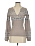 Alp-n-Rock Chevron-herringbone Tan Pullover Sweater Size XS - photo 1