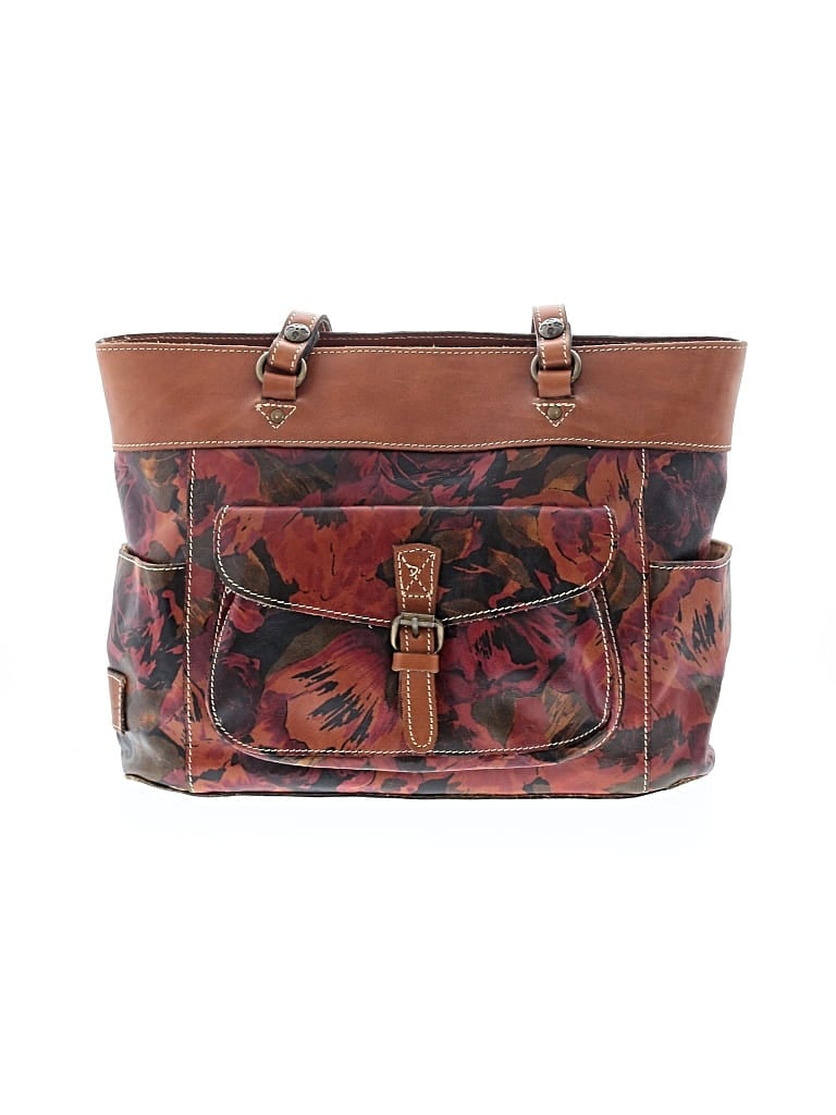 Pre-owned Patricia Nash Leather Tote Bag In Brown