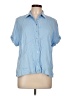Assorted Brands 100% Polyloom Blue Short Sleeve Blouse Size L - photo 1