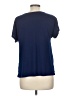 Como Blu Blue Short Sleeve Blouse Size M - photo 2