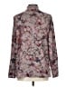Christopher & Banks Print Purple Jacket Size L (petite) - photo 2