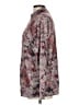 Christopher & Banks Print Purple Jacket Size L (petite) - photo 5