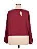 Roylamp 100% Polyester Burgundy 3/4 Sleeve Top Size 2X - photo 2