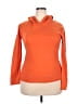 ON FIRE 100% Cotton Orange Long Sleeve Top Size 2X - photo 1