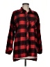 Ci Sono Plaid Red Long Sleeve Button-Down Shirt Size S - photo 1