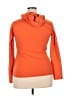 ON FIRE 100% Cotton Orange Long Sleeve Top Size 2X - photo 2