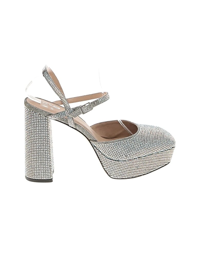 Pre-owned Mix No 6 Heels In Silver