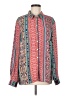 Assorted Brands 100% Polyester Paisley Red Long Sleeve Blouse Size M (estimated) - photo 1