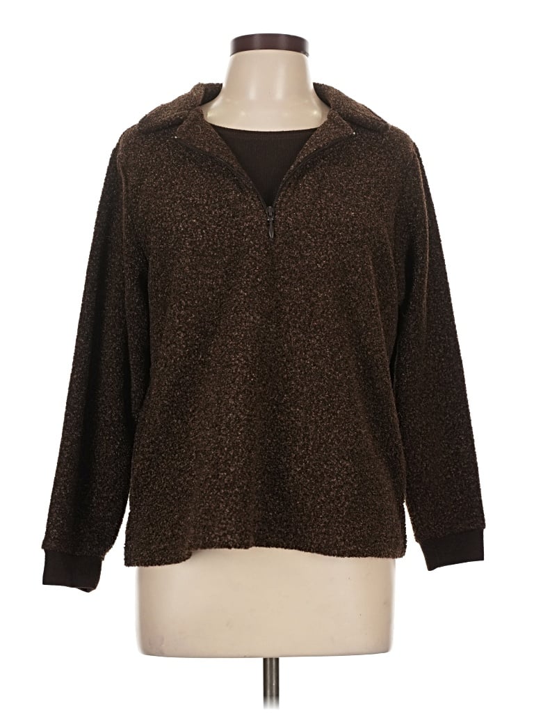 Pre-owned Active Pullover Sweater In Brown