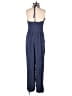 Cupshe 100% Rayon Solid Blue Jumpsuit Size XS - photo 2