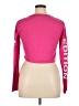 ON FIRE 100% Cotton Pink Long Sleeve Top Size XL - photo 2