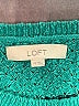 Ann Taylor LOFT 100% Cotton Stripes Teal Pullover Sweater Size XS - photo 7